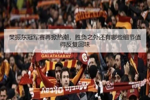 樊振东冠军赛再掀热潮，胜负之外还有哪些细节值得反复回味